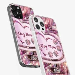 Paw Prints On My Heart - Dog Personalized Custom Clear Phone Case - Gift For Pet Owners, Pet Lovers -Pawfect House Sale 67e267270da4a