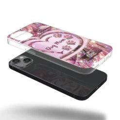 Paw Prints On My Heart - Dog Personalized Custom Clear Phone Case - Gift For Pet Owners, Pet Lovers -Pawfect House Sale 67e2672721549