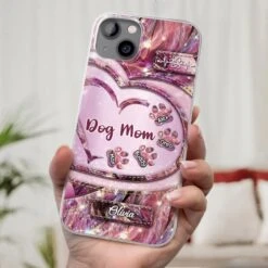 Paw Prints On My Heart - Dog Personalized Custom Clear Phone Case - Gift For Pet Owners, Pet Lovers -Pawfect House Sale 67e267273798e