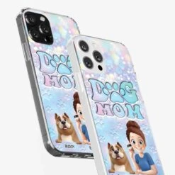 She’s The Mom, I’m The Boss - Dog Personalized Custom Clear Phone Case - Mother's Day, Gift For Pet Owners, Pet Lovers -Pawfect House Sale 67e3a855a4c70