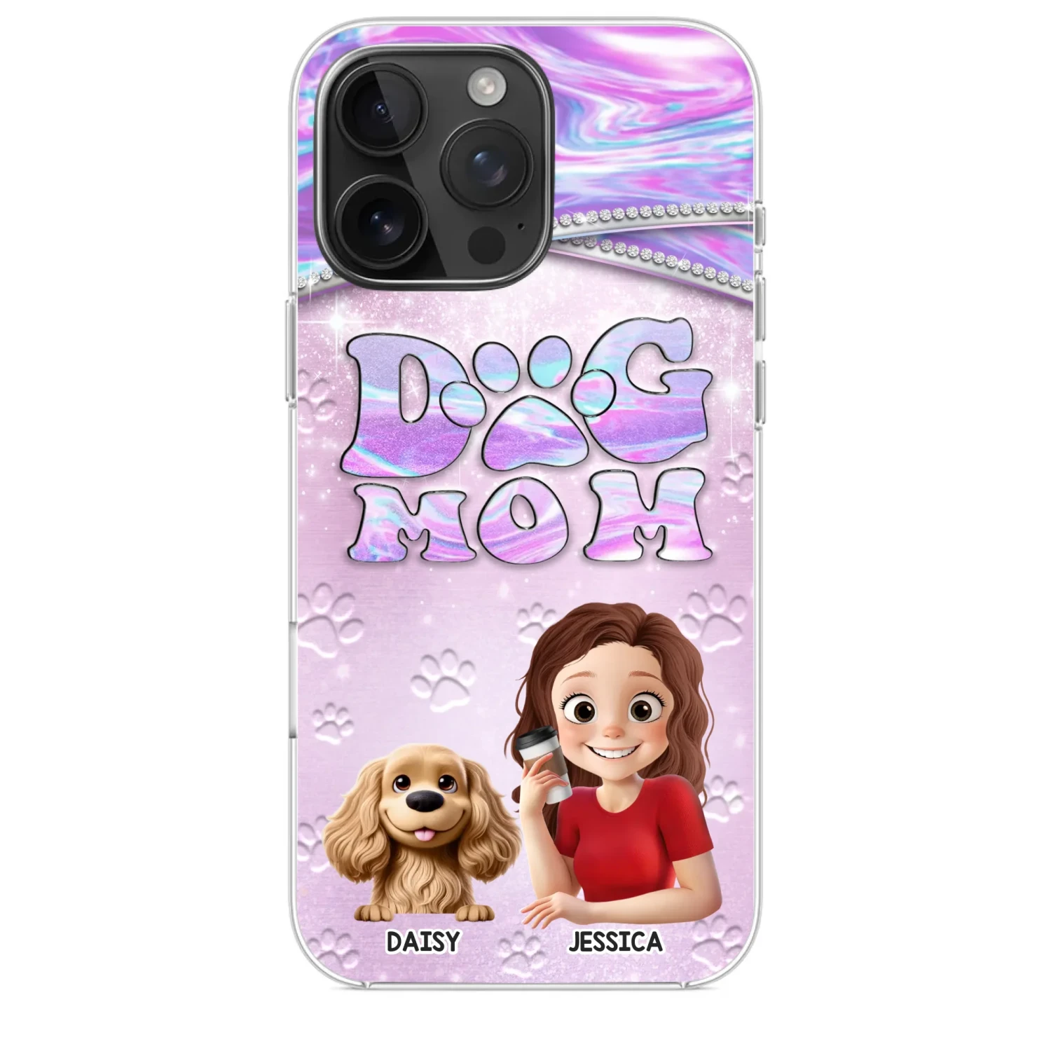 Dog Mom Mode, Always On - Dog Personalized Custom Clear Phone Case - Mother's Day, Gift For Pet Owners, Pet Lovers 2 Dog Mom Mode, Always On - Dog Personalized Custom Clear Phone Case - Mother's Day, Gift For Pet Owners, Pet Lovers - Image 2