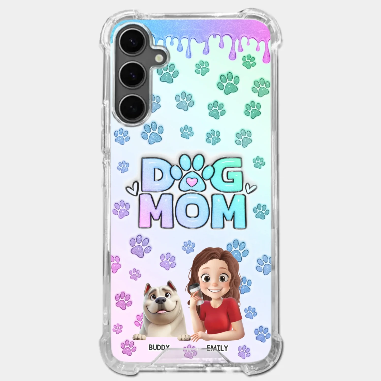 My Best Friend Has Paws - Dog Personalized Custom 3D Inflated Effect Printed Clear Phone Case - Gift For Pet Owners, Pet Lover 6 My Best Friend Has Paws - Dog Personalized Custom 3D Inflated Effect Printed Clear Phone Case - Gift For Pet Owners, Pet Lover - Image 6