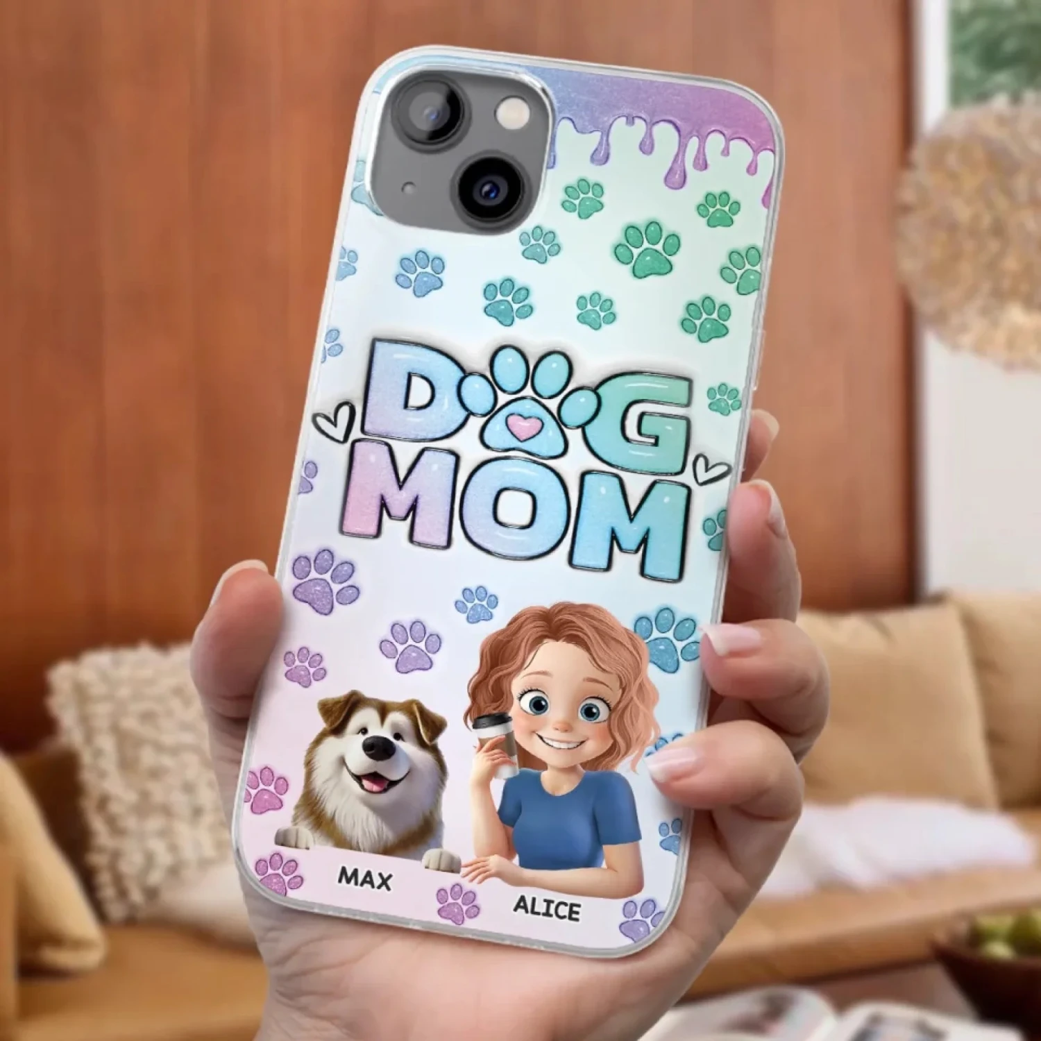 My Best Friend Has Paws - Dog Personalized Custom 3D Inflated Effect Printed Clear Phone Case - Gift For Pet Owners, Pet Lover 3 My Best Friend Has Paws - Dog Personalized Custom 3D Inflated Effect Printed Clear Phone Case - Gift For Pet Owners, Pet Lover - Image 3