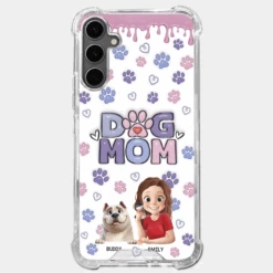 A Dog Mom’s Heart Is Always Full - Dog Personalized Custom 3D Inflated Effect Printed Clear Phone Case - Gift For Pet Owners, Pet Lover -Pawfect House Sale 67e411e53be64