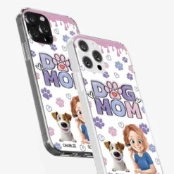 A Dog Mom’s Heart Is Always Full - Dog Personalized Custom 3D Inflated Effect Printed Clear Phone Case - Gift For Pet Owners, Pet Lover -Pawfect House Sale 67e41213731aa
