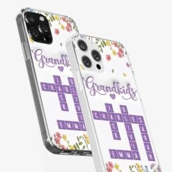 Tiny Names, Endless Love - Family Personalized Custom 3D Inflated Effect Printed Clear Phone Case - Mother's Day, Gift For Mom, Grandma -Pawfect House Sale 67e526486f943