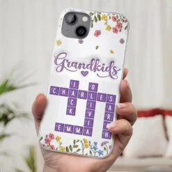 Tiny Names, Endless Love - Family Personalized Custom 3D Inflated Effect Printed Clear Phone Case - Mother's Day, Gift For Mom, Grandma -Pawfect House Sale 67e526487ea3b