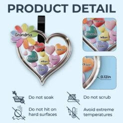 Love Grows Here - Family Personalized Custom Acrylic Car Visor Clip - Mother's Day, Gift For Mom, Grandma -Pawfect House Sale 67ee05f74ec6e