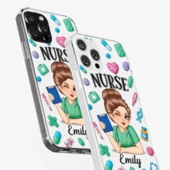 Nurse Life, Best Life - Nurse Personalized Custom 3D Inflated Effect Printed Clear Phone Case - Appreciation, Thank You Gift, Nurse Life, Doctor Life -Pawfect House Sale 67ef3f4e85f74