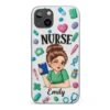 Nurse Life, Best Life - Nurse Personalized Custom 3D Inflated Effect Printed Clear Phone Case - Appreciation, Thank You Gift, Nurse Life, Doctor Life