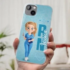 Not Just A Job, It's A Mission - Nurse Personalized Custom Clear Phone Case - Appreciation, Thank You Gift, Nurse Life, Doctor Life -Pawfect House Sale 67ef5fb1aee32