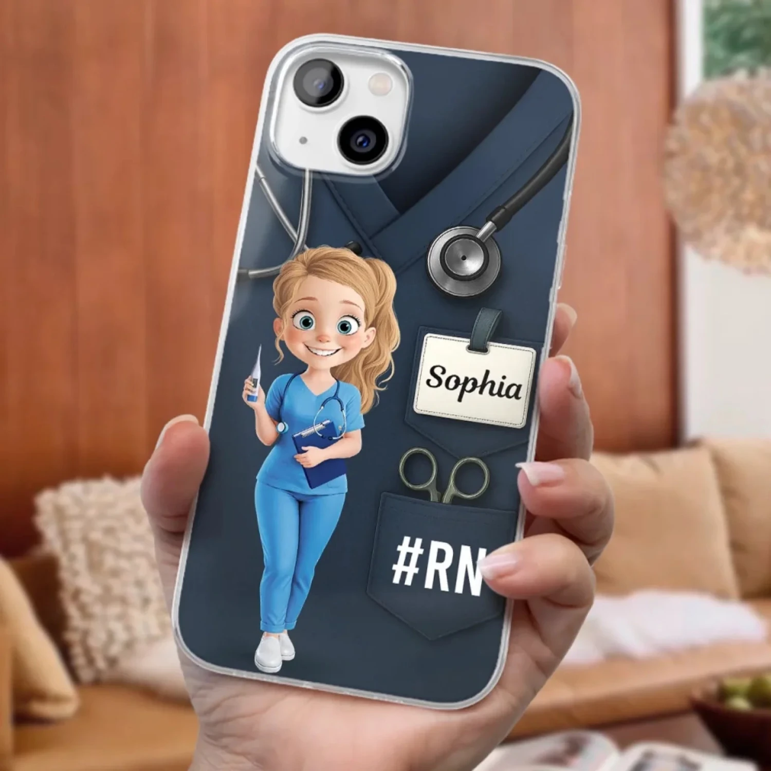 Caring Is My Superpower - Nurse Personalized Custom Clear Phone Case - Appreciation, Thank You Gift, Nurse Life, Doctor Life 3 Caring Is My Superpower - Nurse Personalized Custom Clear Phone Case - Appreciation, Thank You Gift, Nurse Life, Doctor Life - Image 3