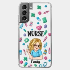 Nurse Life, Best Life - Nurse Personalized Custom 3D Inflated Effect Printed Clear Phone Case - Appreciation, Thank You Gift, Nurse Life, Doctor Life -Pawfect House Sale 67efa6556fe60