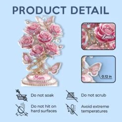 Every Rose Tells Your Story - Family Personalized Custom Car Ornament - Acrylic Custom Shaped - Mother's Day, Gift For Mom, Grandma 9 Every Rose Tells Your Story - Family Personalized Custom Car Ornament - Acrylic Custom Shaped - Mother's Day, Gift For Mom, Grandma -Pawfect House Sale 67f77dc8b702c