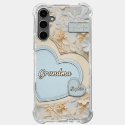 Tied Together By Love - Family Personalized Custom 3D Inflated Effect Printed Clear Phone Case - Mother's Day, Gift For Mom, Grandma -Pawfect House Sale 67ff8f4d067f3