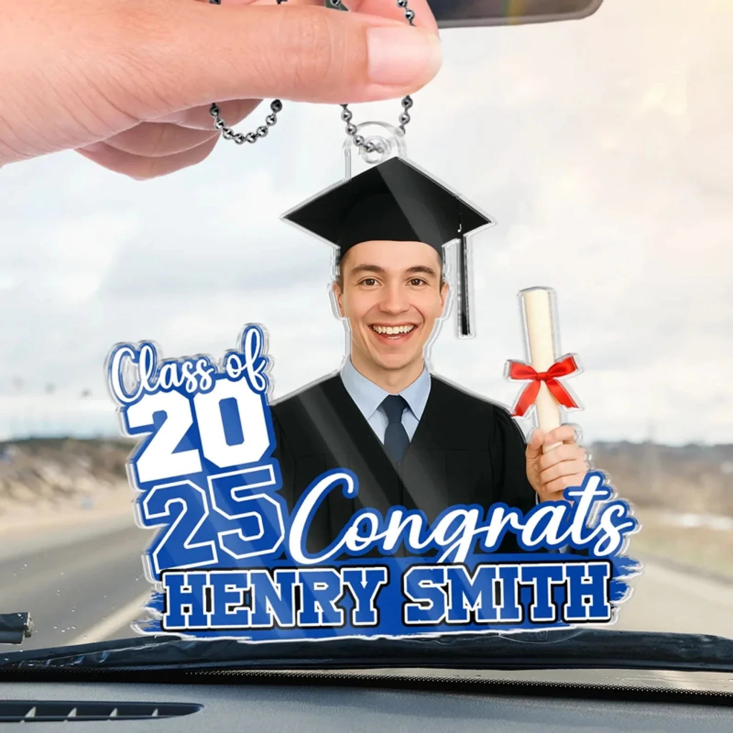 Custom Photo Proud Beyond Words - Family Personalized Custom Car Ornament - Acrylic Custom Shaped - Graduation Gift For Family Members, Siblings, Brothers, Sisters 4 Custom Photo Proud Beyond Words - Family Personalized Custom Car Ornament - Acrylic Custom Shaped - Graduation Gift For Family Members, Siblings, Brothers, Sisters - Image 4