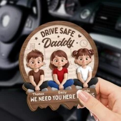 Drive Back To Our Love - Family Personalized Custom Car Visor Clip - Father's Day, Gift For Dad, Grandpa 6 Drive Back To Our Love - Family Personalized Custom Car Visor Clip - Father's Day, Gift For Dad, Grandpa -Pawfect House Sale 6819e1c6a62d4