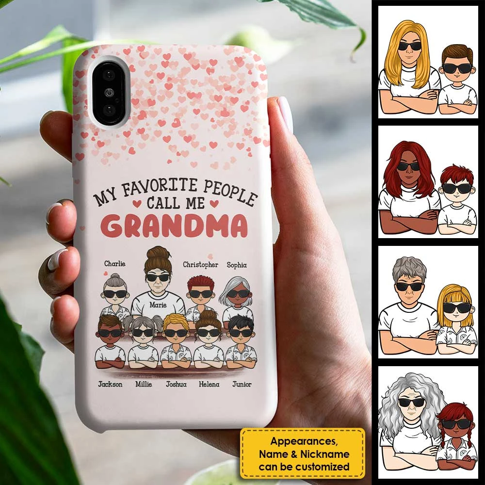 My All-Time Favorite People Call Me Grandma - Gift For Grandma - Personalized Phone Case 5 My All-Time Favorite People Call Me Grandma - Gift For Grandma - Personalized Phone Case - Image 5