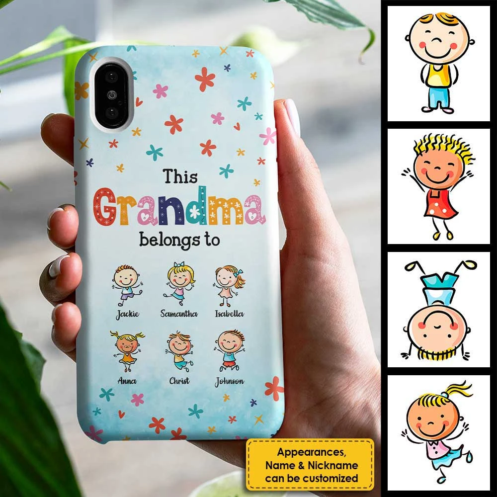 This Amazing Grandma Belongs To These Cool Kids - Gift For Mom, Grandma - Personalized Phone Case 3 This Amazing Grandma Belongs To These Cool Kids - Gift For Mom, Grandma - Personalized Phone Case - Image 3