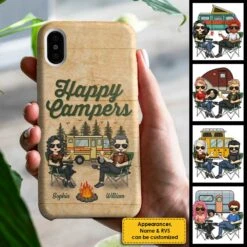 We Are Happy Campers - Gift For Camping Couples, Husband Wife - Personalized Phone Case -Pawfect House Sale 7. AD 12bec966 a896 422e a093 fa9b74709a99