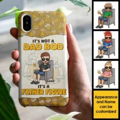 It's A Father Figure It's Not A Dad Bod - Gift For Dad, Personalized Phone Case -Pawfect House Sale 7. AD 59e907e9 cfca 4ace bc17 2fbe1bea3a92