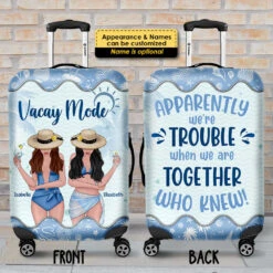 We're Trouble When We're Together, Who Knew! - Gift For Bestie - Personalized Luggage Cover 5 We're Trouble When We're Together, Who Knew! - Gift For Bestie - Personalized Luggage Cover -Pawfect House Sale 7.AD 1 5808ac40 5762 4502 8d4a 290176abc3df