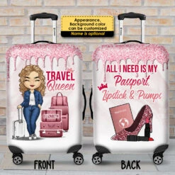 All I Need Is My Lipstick & Pumps - Gift For Bestie, Personalized Luggage Cover 6 All I Need Is My Lipstick & Pumps - Gift For Bestie, Personalized Luggage Cover -Pawfect House Sale 7.AD1 3f7db729 164d 4db5 8b09 f75a8300f535