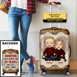Annoying You Is My Favorite Hobby - Gift For Couples, Husband Wife - Personalized Luggage Cover -Pawfect House Sale 7.AD2 aa02d0f4 044a 45cc 8851 6a97e6ecadee