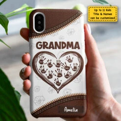 Grandkids Fill The Space In Your Heart - Gift For Mom, Grandma - Personalized Phone Case -Pawfect House Sale 7.AD 32dd24f5 fa81 4161 9fbb b8f06d0ebe17