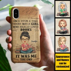 One Upon A Time There Was A Girl Who Really Loved Books - Personalized Phone Case -Pawfect House Sale 7.AD 3a984a0b d8da 4b5c ab15 aa9f9adbffd5