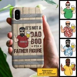 It's A Father Figure, Not A Dad Bod - Gift For Dad, Personalized Phone Case -Pawfect House Sale 7.AD b3360dc2 cd70 4095 bd43 6b51a6e06d83