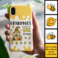 Mom Grandma Reasons To Bee Happy - Gift For Mom, Grandma - Personalized Phone Case 5 Mom Grandma Reasons To Bee Happy - Gift For Mom, Grandma - Personalized Phone Case -Pawfect House Sale 7.ad 4b67b461 f319 4d83 943e 80bb58be434b