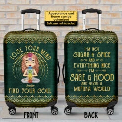 Lose Your Mind Find Your Soul - Gift For Bestie, Personalized Luggage Cover -Pawfect House Sale 7.ad 638c12ae fc2c 42fe 9d1f e8b53d823078
