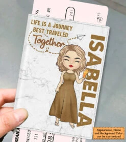 Life Is A Journey - Personalized Passport Cover, Passport Holder - Gift For Travel Lovers -Pawfect House Sale 7.ad 888b04b8 5639 42e4 a9f8 aecce58c7511