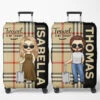 Wherever You Go Becomes A Part Of You Somehow - Travel Personalized Custom Luggage Cover - Holiday Vacation Gift, Gift For Adventure Travel Lovers