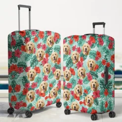 Custom Photo My Therapist Has Fur - Dog & Cat Personalized Custom Luggage Cover - Holiday Vacation Gift, Gift For Adventure Travel Lovers, Pet Owners, Pet Lovers -Pawfect House Sale THUMB 2 3bc0fd1f edb3 447d 9bf2 1dd16425c82e