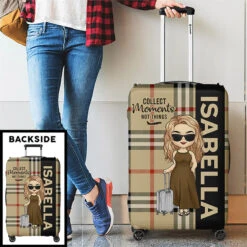 Wherever You Go Becomes A Part Of You Somehow - Travel Personalized Custom Luggage Cover - Holiday Vacation Gift, Gift For Adventure Travel Lovers -Pawfect House Sale THUMB 3 35a181f2 14f5 46c0 8246 13f88aeb80d9