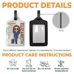 Traveling Is My Passion My Escape My Joy - Travel Personalized Custom Luggage Tag - Holiday Vacation Gift, Gift For Adventure Travel Lovers -Pawfect House Sale THUMB 3 7dd57a7a c0a9 4649 8e55 bb70516dd2ad