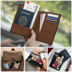 Personalized Passport Cover, Passport Holder Women, Travel Essentials For Women, Travel Gifts For Women, Passport Wallet For Women, Traveler's Gift, Leather Passport And Card Holder -Pawfect House Sale THUMB 4 12cf481c 86aa 4a42 ae86 1ac19042ba81