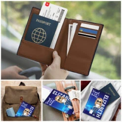 Travel Is My Therapy - Personalized Passport Cover, Passport Holder - Gift For Travel Lovers -Pawfect House Sale THUMB 4 2 347858db 12d5 43eb aa91 6a111971550d