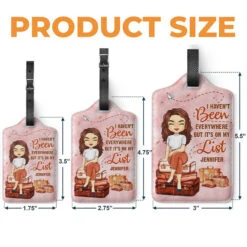 It's On My Travel Bucket List - Travel Personalized Custom Luggage Tag - Holiday Vacation Gift, Gift For Adventure Travel Lovers -Pawfect House Sale THUMB 4 b5e2891d bc8d 455d a763 8c1842e0089d