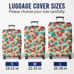 Custom Photo My Therapist Has Fur - Dog & Cat Personalized Custom Luggage Cover - Holiday Vacation Gift, Gift For Adventure Travel Lovers, Pet Owners, Pet Lovers -Pawfect House Sale THUMB 5 65c21829 411b 4238 88d3 ec21bd87b47d