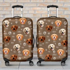 Custom Photo What Greater Gift Than The Love Of A Dog - Dog & Cat Personalized Custom Luggage Cover - Gift For Pet Owners, Pet Lovers