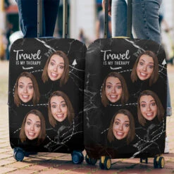 Go With All Your Heart - Travel Personalized Custom Luggage Cover - Gift For Travel Lovers -Pawfect House Sale THUMB3 93d58bc3 b84c 437e a370 68e8f86ffc85