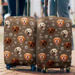Custom Photo What Greater Gift Than The Love Of A Dog - Dog & Cat Personalized Custom Luggage Cover - Gift For Pet Owners, Pet Lovers -Pawfect House Sale THUMB3 aa0ee826 6ec0 4ad9 be2c 2a533bfeaf4a