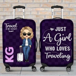 If Not Now Then When - Travel Personalized Custom Luggage Cover - Gift For Travel Lovers