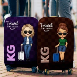 If Not Now Then When - Travel Personalized Custom Luggage Cover - Gift For Travel Lovers -Pawfect House Sale Thumb 3 4dd0c58a 0a42 4794 8e04 abd0750f51b5