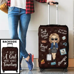 Live With No Excuses Travel With No Regrets - Travel Personalized Custom Luggage Cover - Holiday Vacation Gift, Gift For Adventure Travel Lovers -Pawfect House Sale Thumb 3 f2dadb32 2748 49f0 a81d 570401af07f2