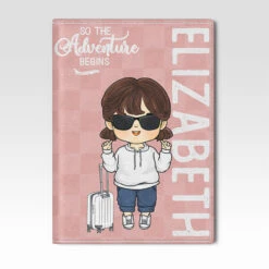 Travel Is My Therapy - Travel Personalized Custom Passport Cover, Passport Holder - Holiday Vacation Gift, Gift For Adventure Travel Lovers -Pawfect House Sale Thumb 3 f5033f66 60f9 4078 8f3f 1538c7e16f6d