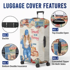 The Beach Is Calling And I Definitely Must Go - Travel Personalized Custom Luggage Cover - Gift For Traveling Lovers -Pawfect House Sale Thumb 4 07f88979 fdba 4418 9238 99605ffdbf32